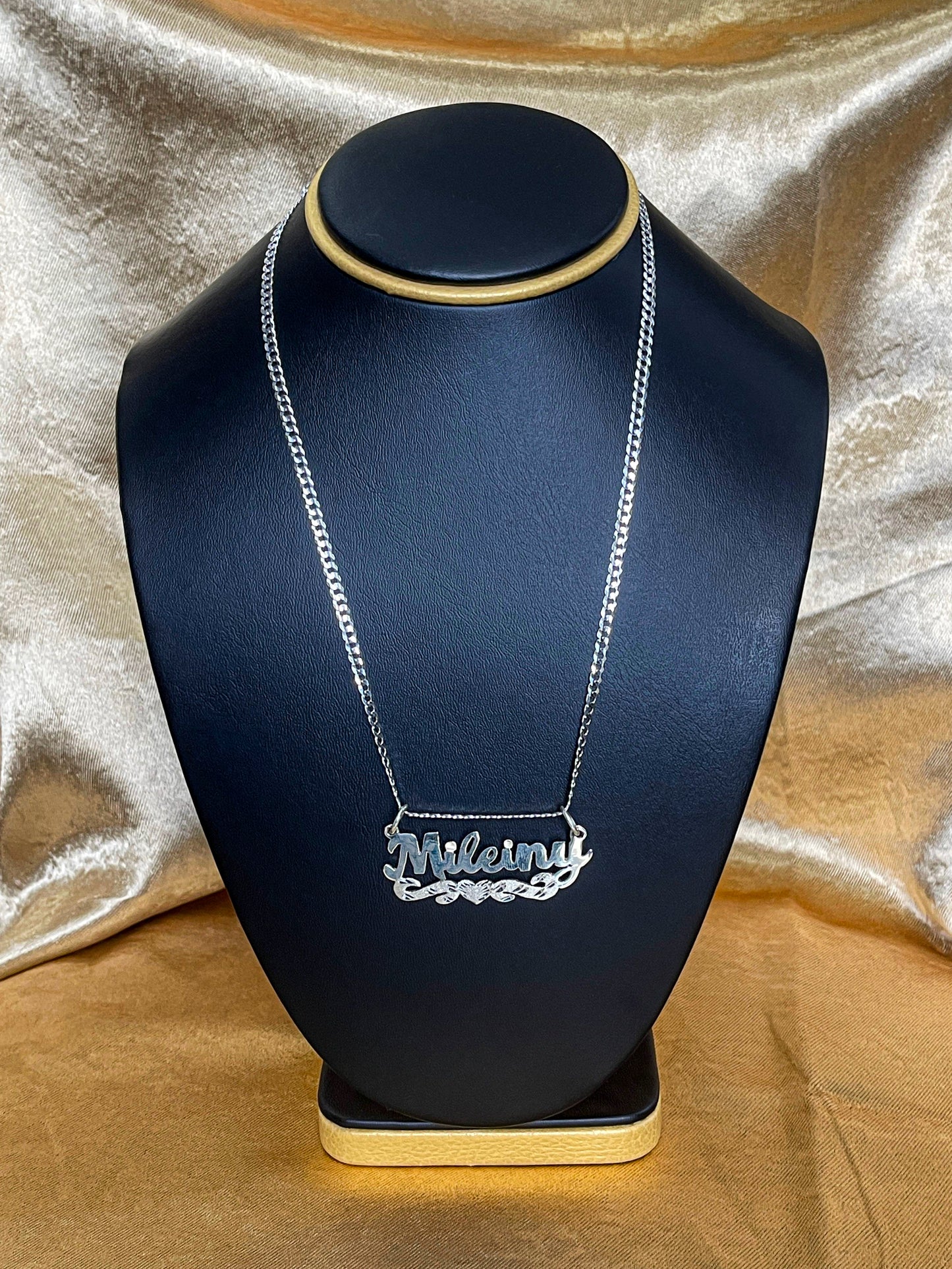 Cadena de plata personalizada
