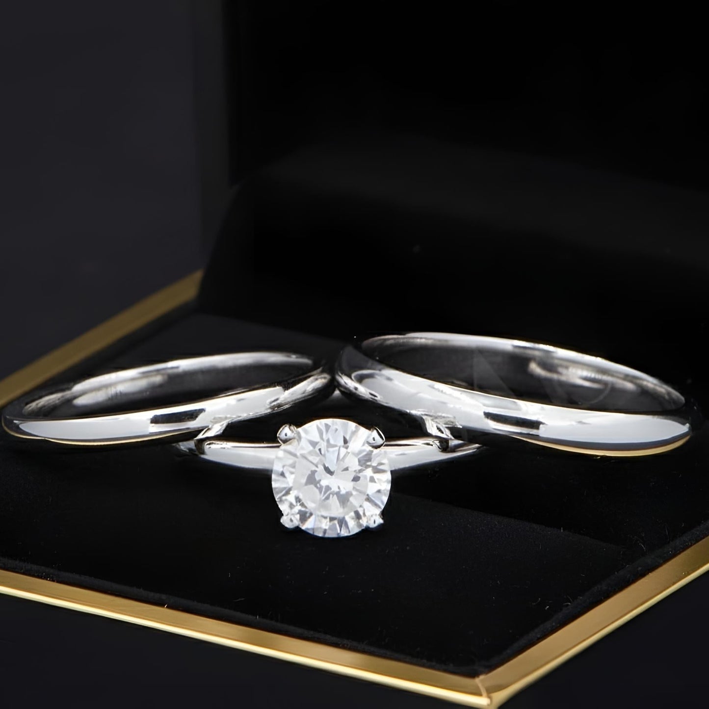 Trios de boda en plata