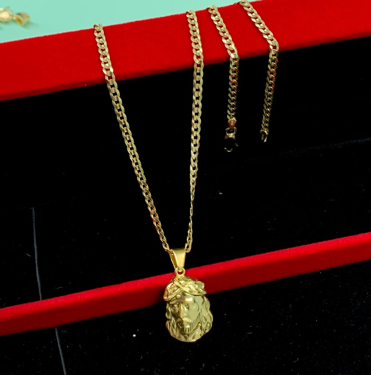 Cadenas de plata con baño de oro