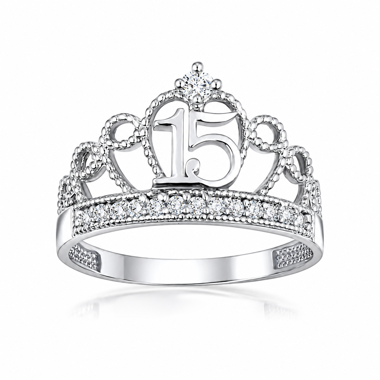 Anillos de plata de 15 años