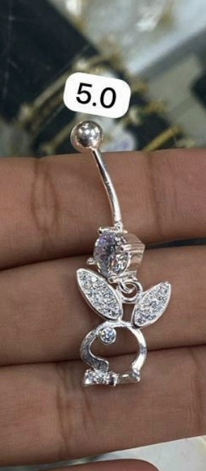 Aretes del ombligo plata