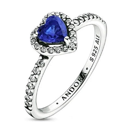 Anillos pandora azul