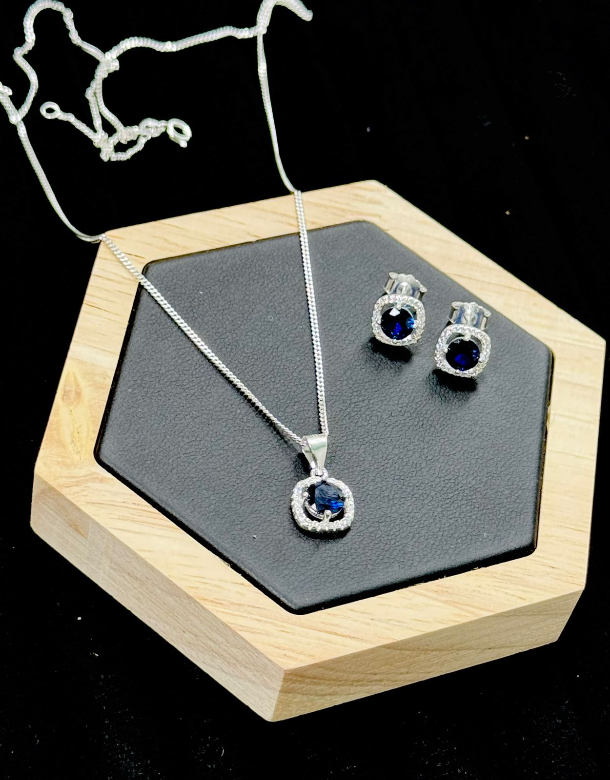 Sets con cadena de plata y arete