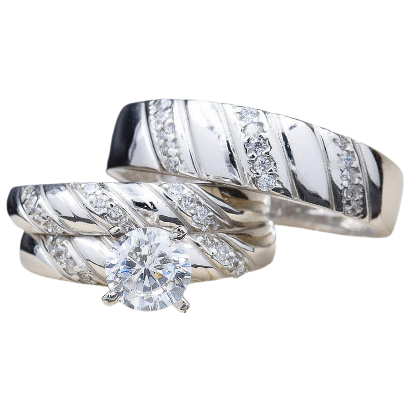 Trios de boda en plata