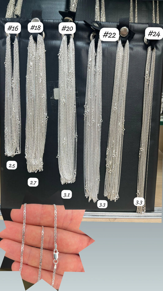 Cadena de plata
