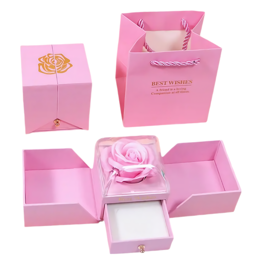 Caja de sets rosada