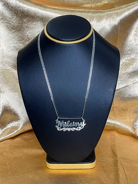 Cadena de plata  personalizada