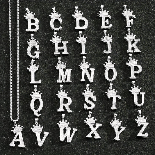 Cadena con letras de plata