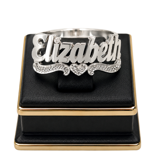 Anillo personalizado de plata
