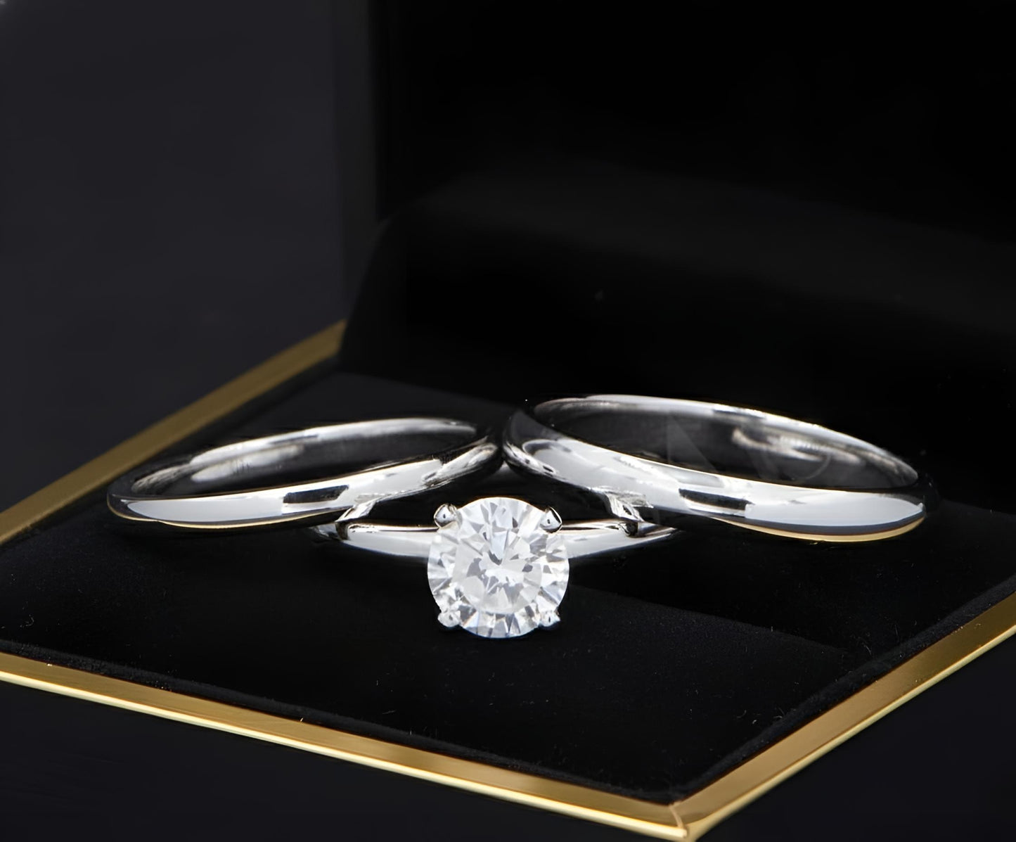 Trios de boda en plata