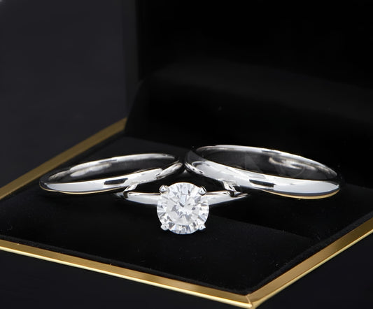 Trios de boda en plata