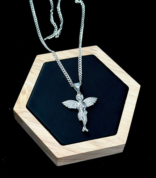 Cadena cubana de plata