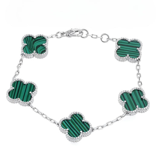 Guillo de trebol en plata