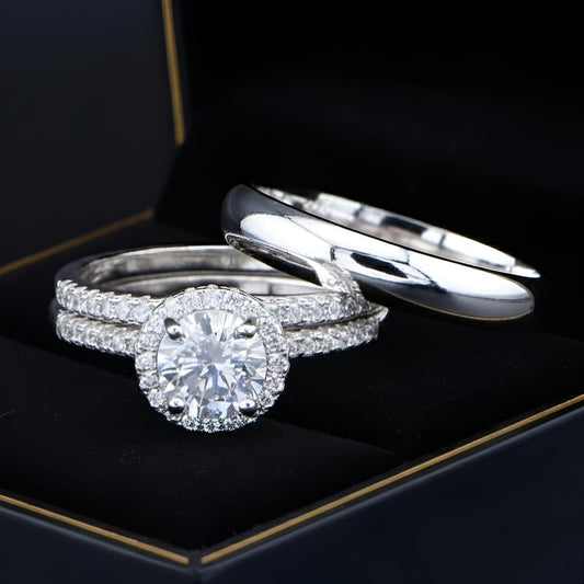 Trios de boda en plata