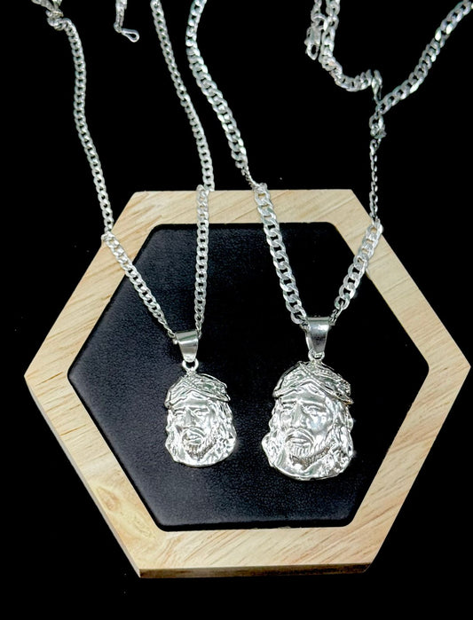 Cadena cubana de plata
