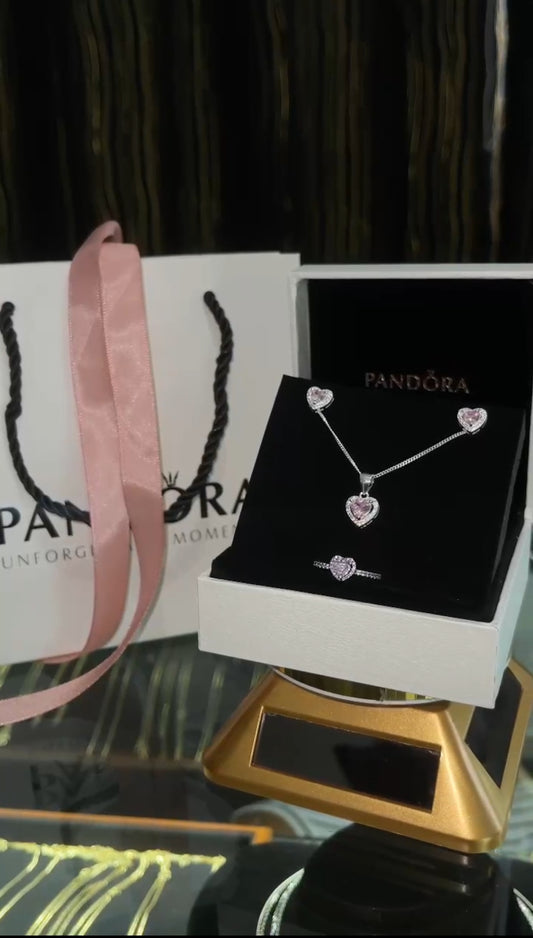Sets de cadena, arete y anillo