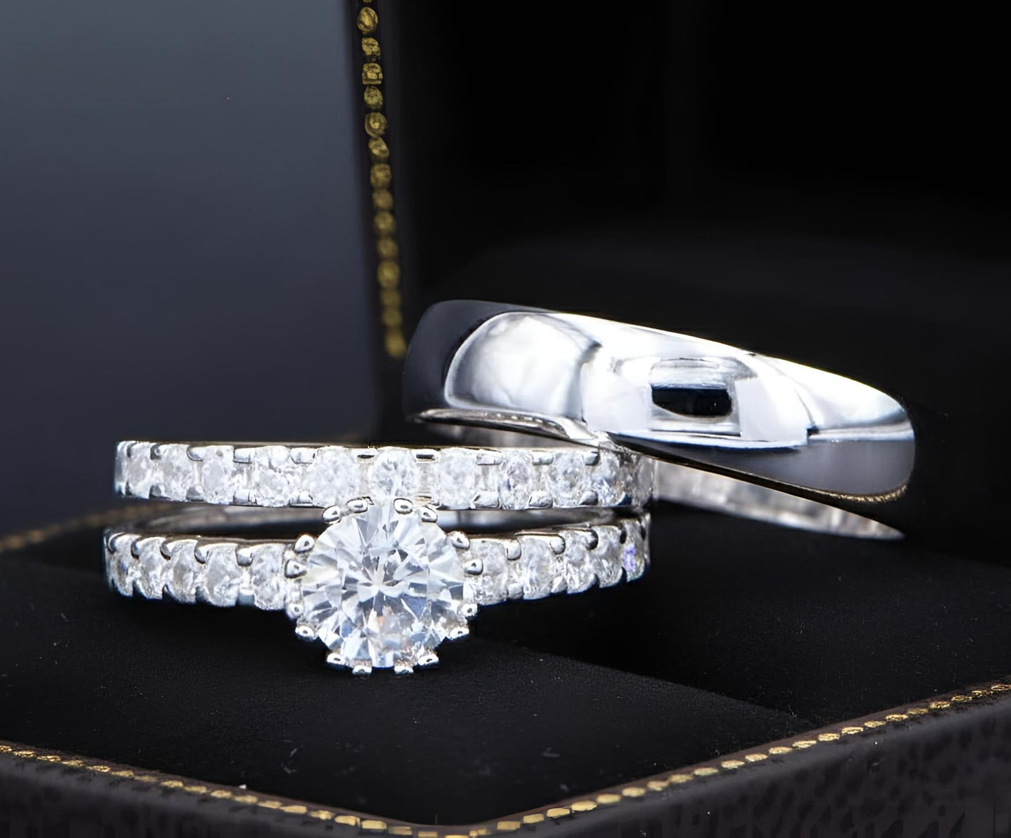 Trios de boda en plata