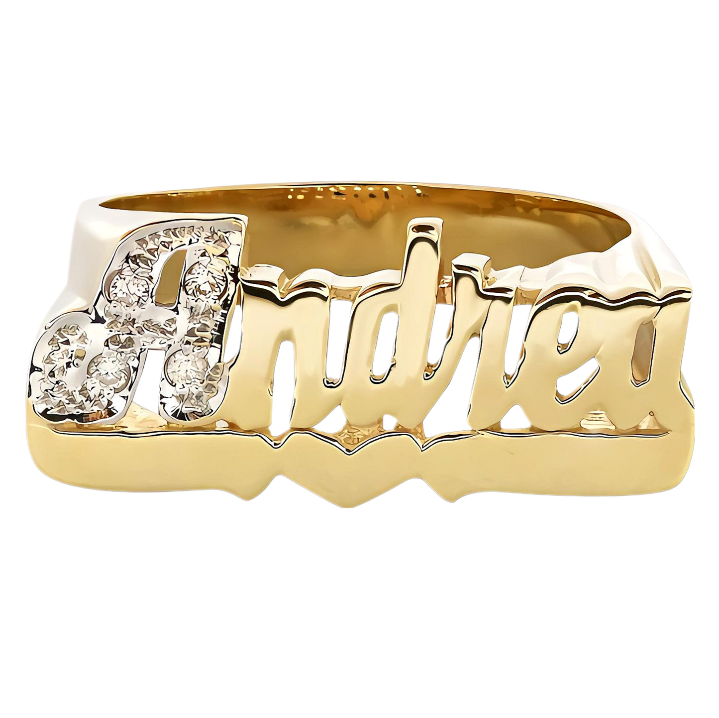 Anillo personalizado de plata