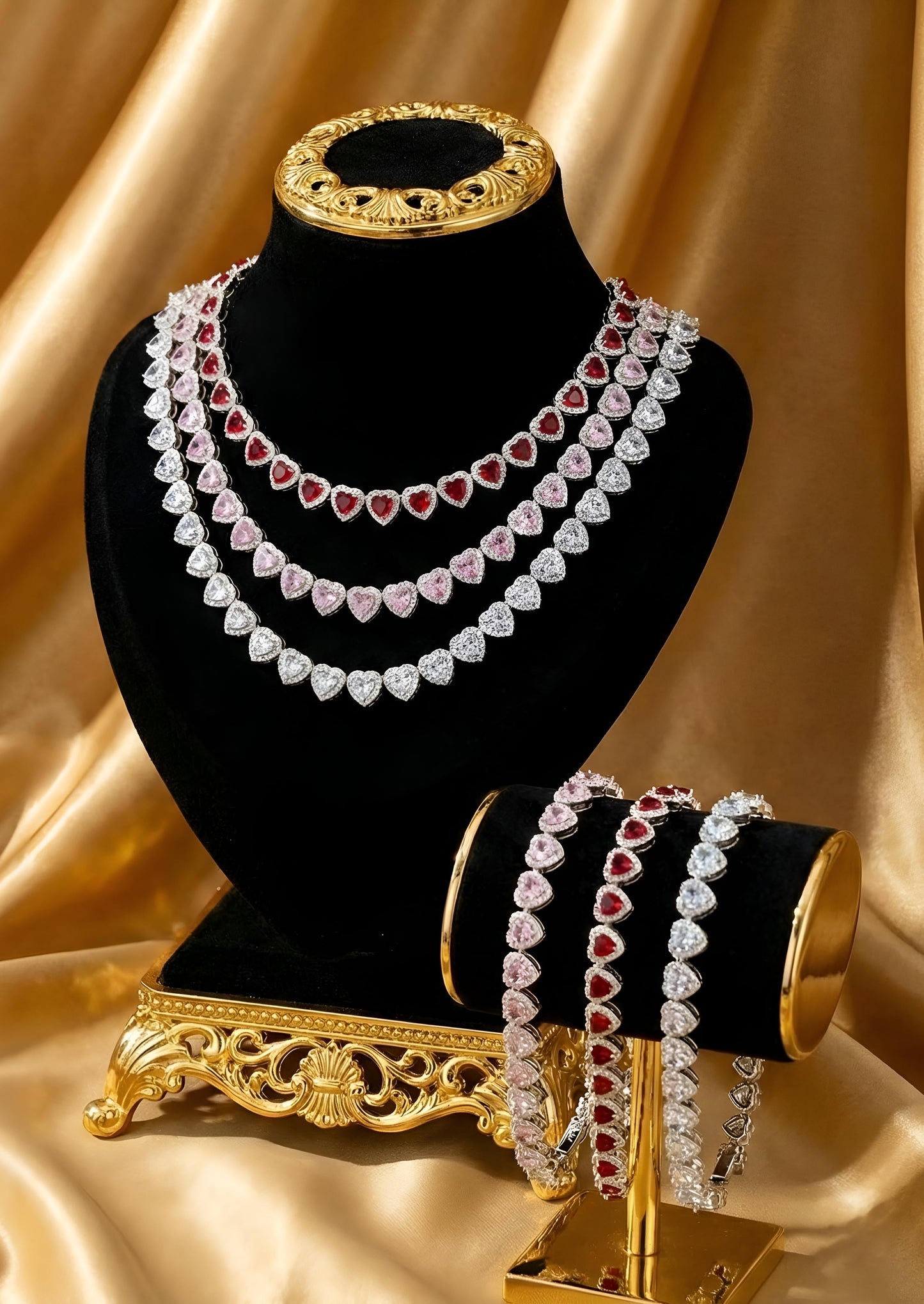 Sets cadena y guillo de corazon