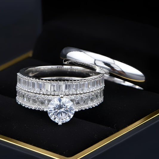 Trios de boda en plata