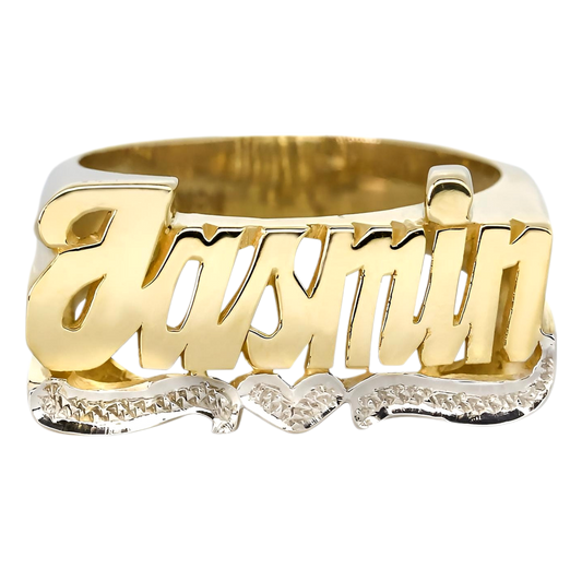 Anillo personalizado de plata