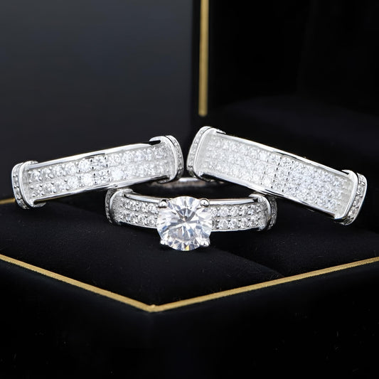 Trios de boda en plata