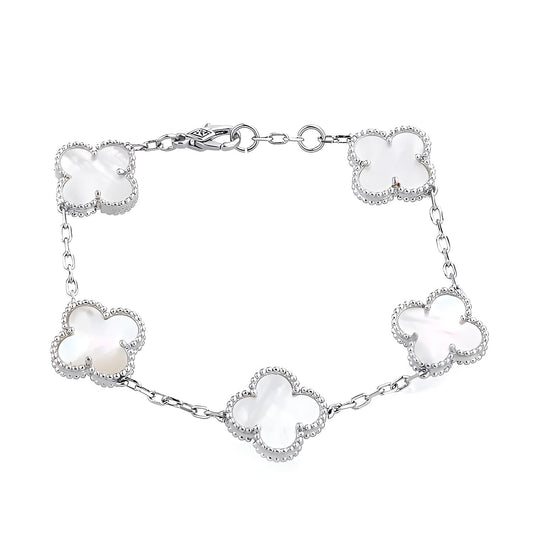 Guillo de trebol en plata
