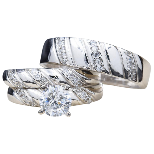 Trios de boda en plata