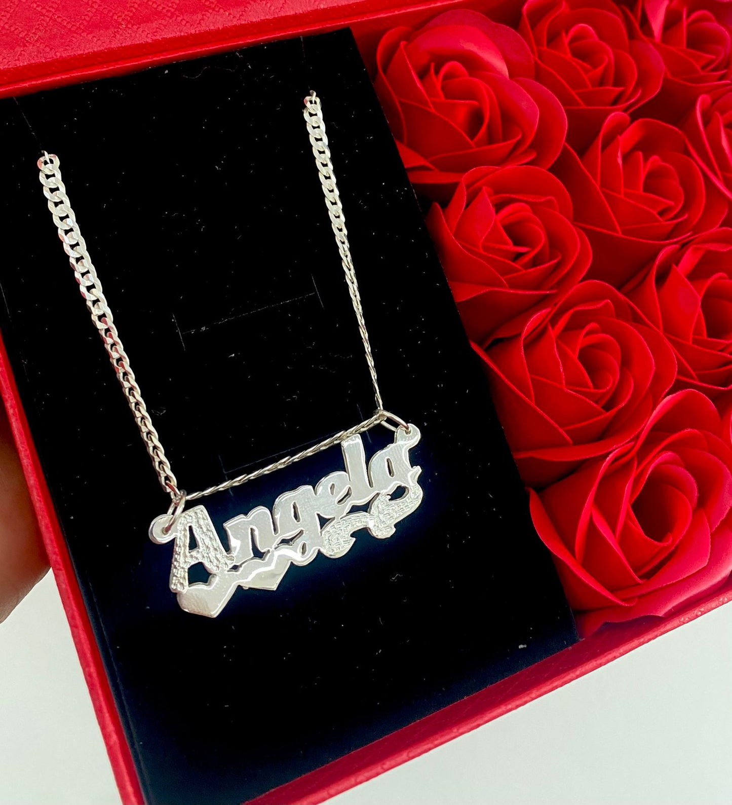 Cadena de plata  personalizada